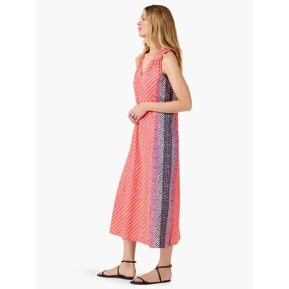 Nic + Zoe Spotty Stripes Maxi Dress Size Medium NWOT - Picture 2 of 7